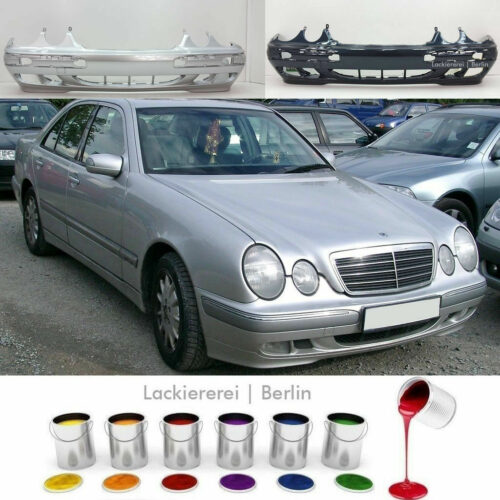 STOßSTANGE VORNE LACKIERT IN WUNSCHFARBE NEU für Mercedes E-Klasse W210/S210 1999-2003 