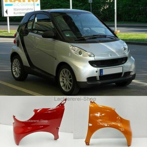 KOTFLÜGEL VORNE LACKIERT IN WUNSCHFARBE NEU für SMART FORTWO 2007-2014
