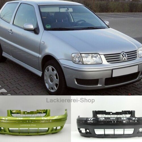 STOßSTANGE VORNE lackiert in WUNSCHFARBE NEU für VW Polo 1999-2001
