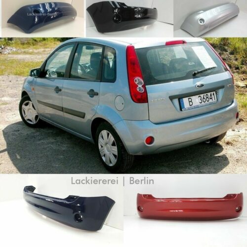 STOßSTANGE HINTEN LACKIERT IN WUNSCHFARBE NEU für Ford Fiesta MK6 2005-2008
