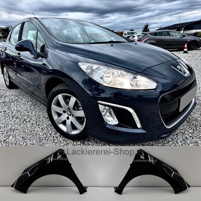 KOTFLÜGEL VORNE LACKIERT IN WUNSCHFARBE NEU für Peugeot 308 I 2007-2013