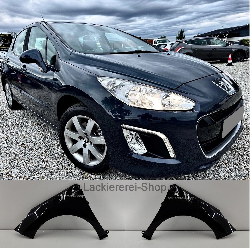 KOTFLÜGEL VORNE LACKIERT IN WUNSCHFARBE NEU für Peugeot 308 I 2007-2013