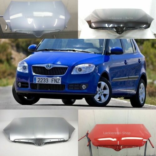 MOTORHAUBE LACKIERT IN WUNSCHFARBE NEU für Skoda Fabia 5J 2007-2010