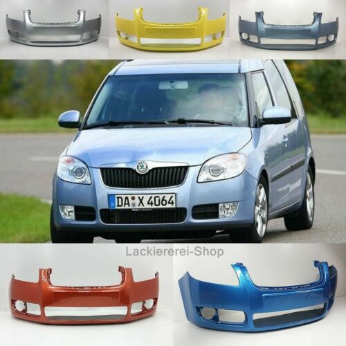 STOßSTANGE VORNE LACKIERT IN WUNSCHFARBE NEU für Skoda Roomster 2006-2010