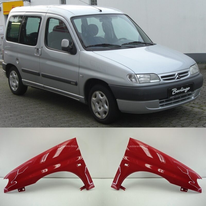 KOTFLÜGEL VORNE LACKIERT IN WUNSCHFARBE NEU für Citroen Berlingo 1996-2002