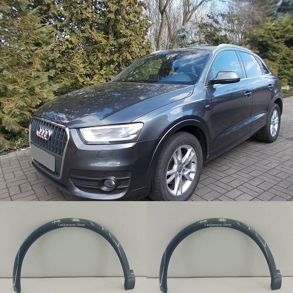 RADLAUFLEISTE VORNE LACKIERT IN WUNSCHFARBE NEU passend für Audi Q3 2011-2014