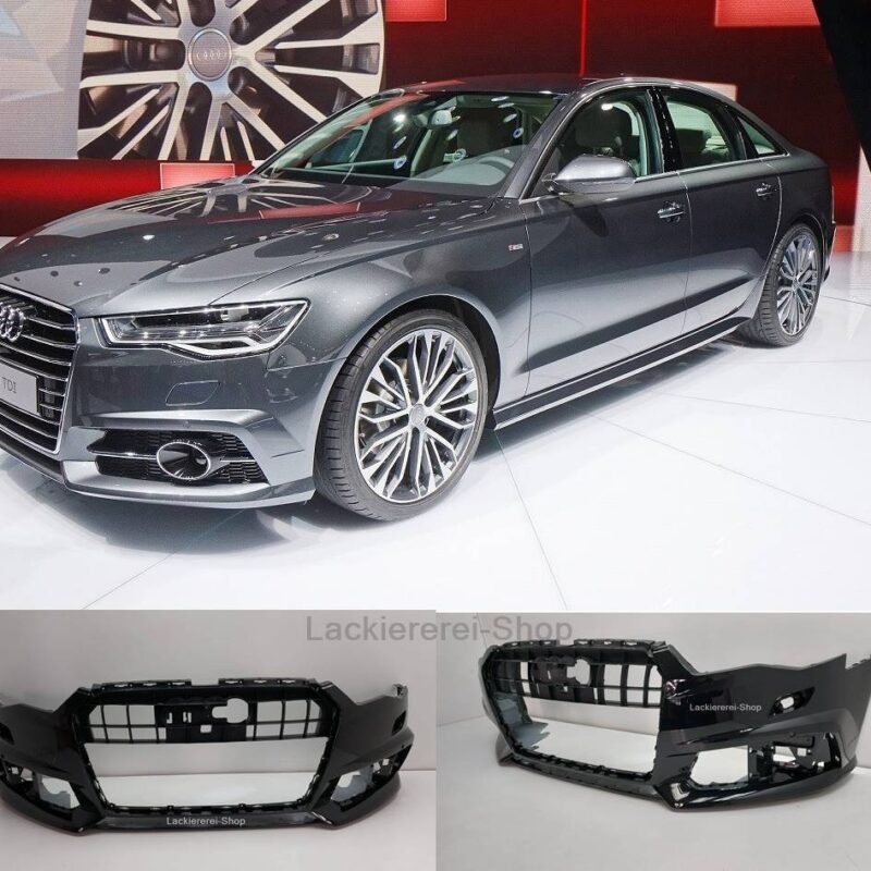 STOßSTANGE VORNE LACKIERT IN WUNSCHFARBE NEU für Audi A6 C7 2014-2018 S-Line