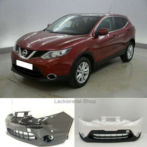 STOßSTANGE VORNE LACKIERT IN WUNSCHFARBE NEU für Nissan Qashqai 2014-2017 versch. Varianten