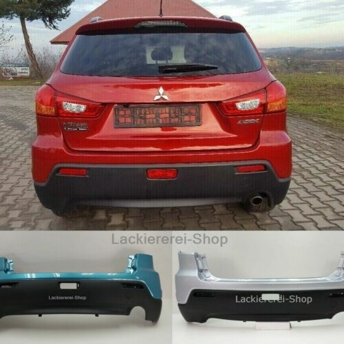 STOßSTANGE HINTEN LACKIERT IN WUNSCHFARBE NEU für Mitsubishi ASX 2010-2012 ohne PDC