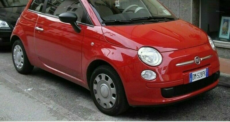 STOßSTANGE VORNE LACKIERT IN Rot Farbcode 111/A NEU für Fiat 500 2007-2015