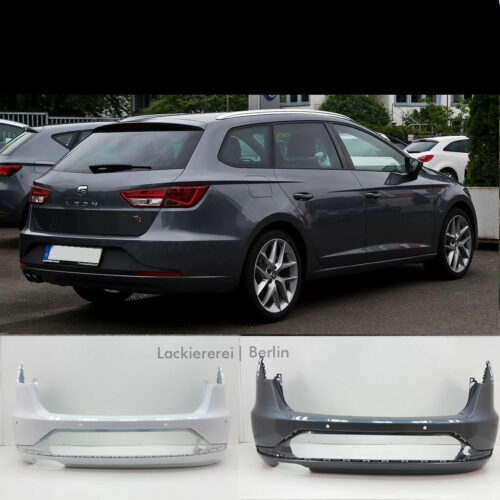 Seat Leon ST FR 2013-2016 STOßSTANGE HINTEN LACKIERT IN WUNSCHFARBE NEU ORIGINAL