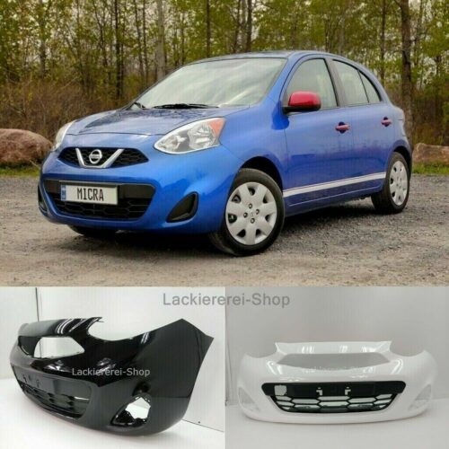 STOßSTANGE VORNE LACKIERT IN WUNSCHFARBE NEU für Nissan Micra 2013-2017