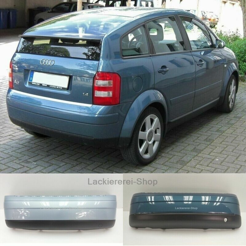 Audi A2 1999-2005 STOßSTANGE HINTEN LACKIERT IN WUNSCHFARBE, ORIGINALTEIL, NEU