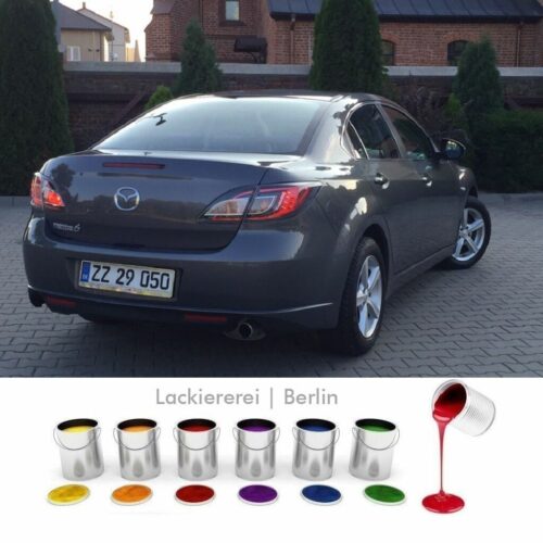 STOßSTANGE HINTEN LACKIERT IN WUNSCHFARBE NEU für Mazda 6 2007-2010