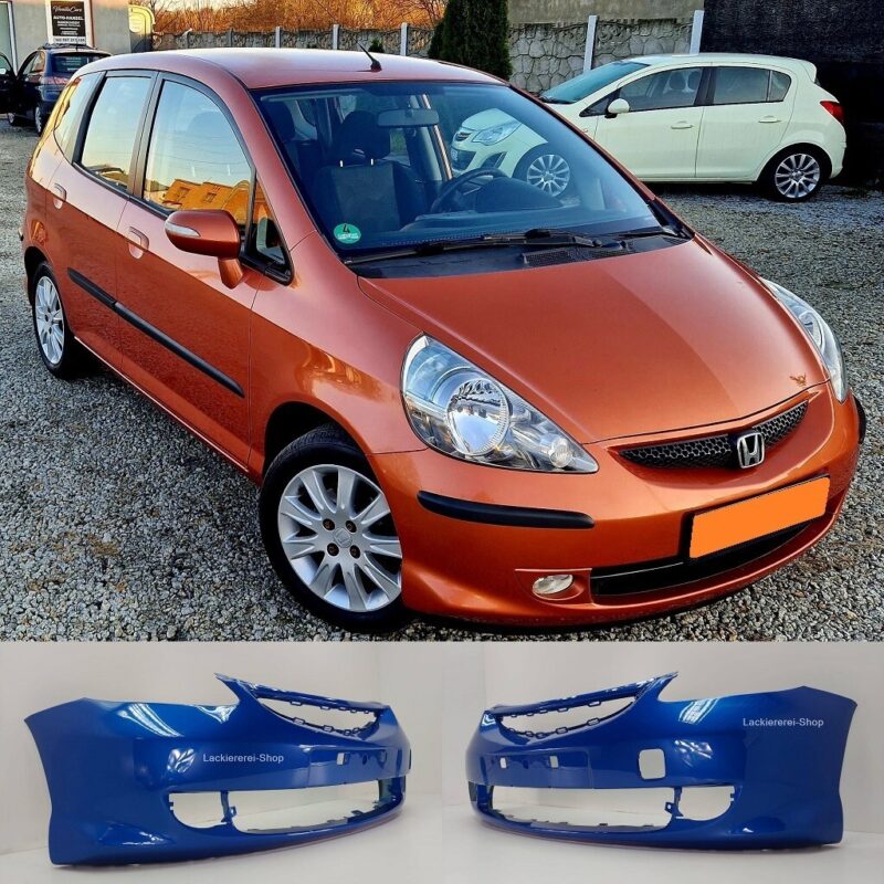 STOßSTANGE VORNE LACKIERT IN WUNSCHFARBE NEU für Honda Jazz 2005-2008
