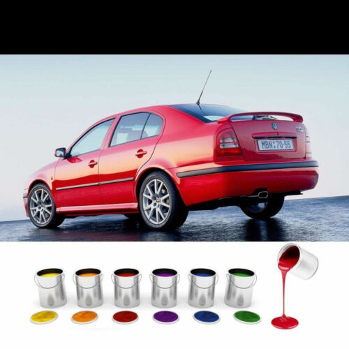 Skoda Octavia RS STOßSTANGE HINTEN ORIGINALTEIL lackiert in WUNSCHFARBE, NEU!