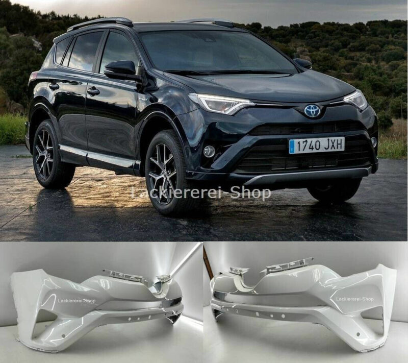 STOßSTANGE VORNE LACKIERT IN WUNSCHFARBE NEU für Toyota RAV4 2016-2018