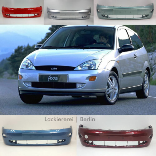 STOßSTANGE VORNE LACKIERT IN WUNSCHFARBE NEU für Ford Focus 1998-2001