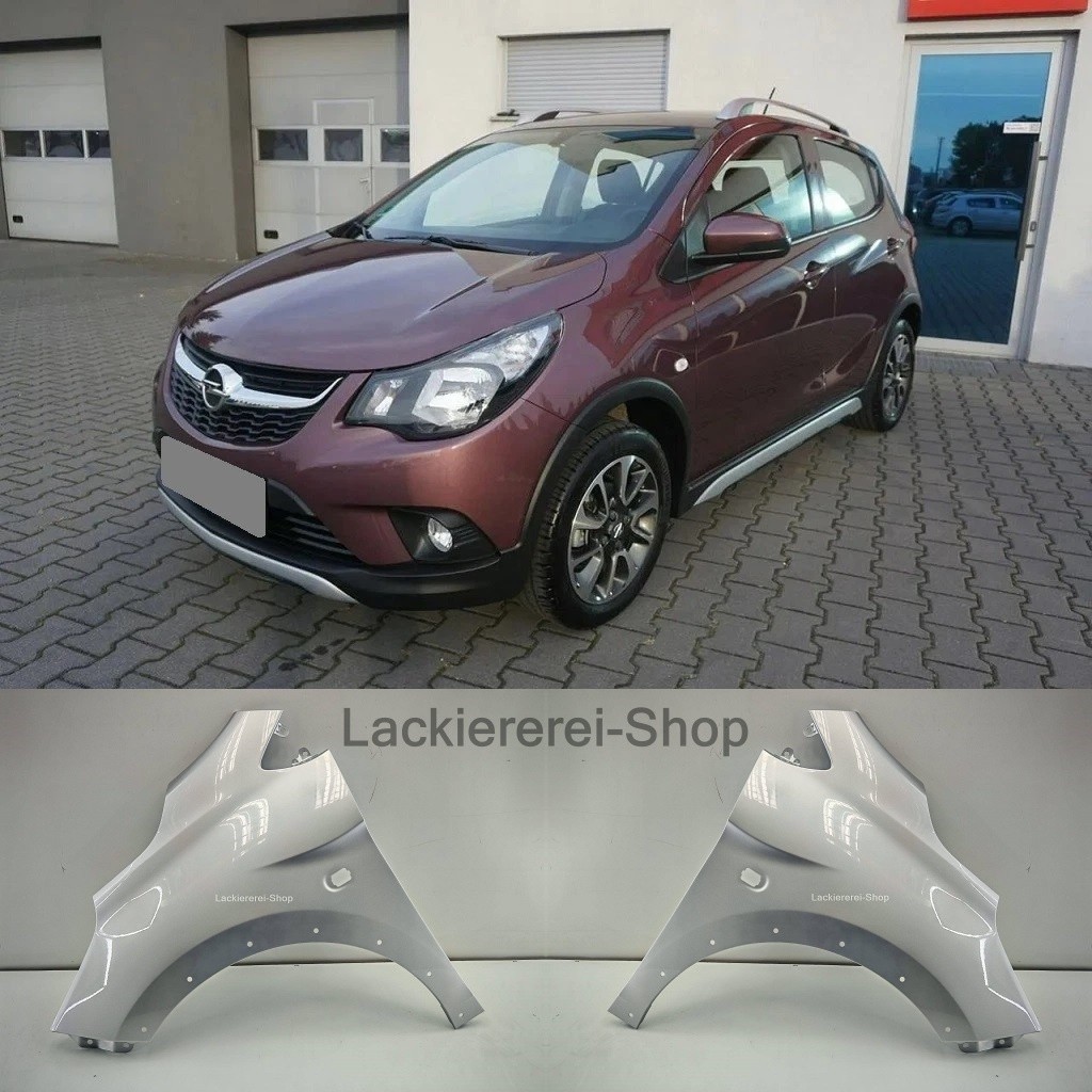 KOTFLÜGEL VORNE LACKIERT IN WUNSCHFARBE NEU für Opel Karl Rocks 2015-2019