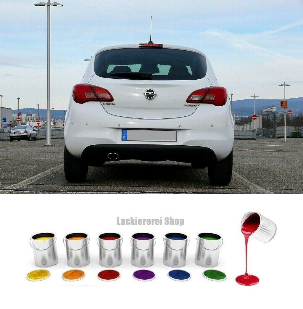Opel Corsa E Pdc 14 19 Stossstange Hinten Lackiert In Wunschfarbe Neu Lackiererei Shop De