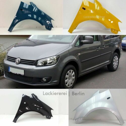 KOTFLÜGEL VORNE LACKIERT IN WUNSCHFARBE NEU für VW Caddy 2010-2015