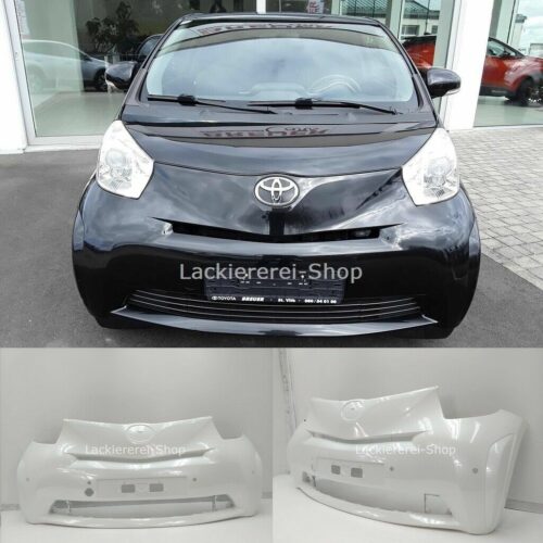 STOßSTANGE VORNE LACKIERT IN WUNSCHFARBE NEU für Toyota IQ 2008-2014 PDC