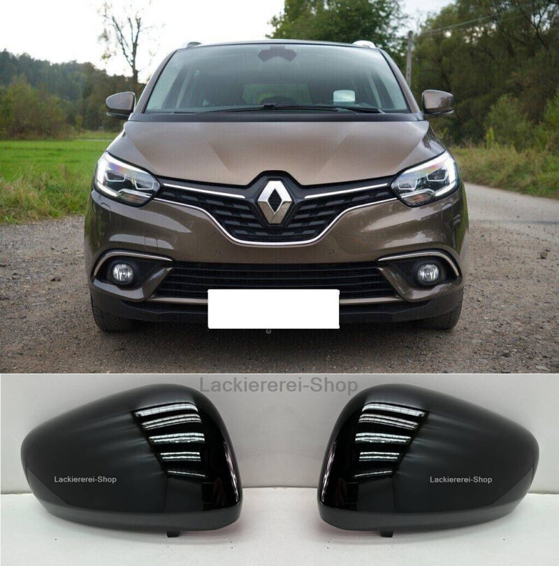 AUßENSPIEGEL KAPPE/GEHÄUSE LACKIERT IN WUNSCHFARBE NEU für Renault Scenic 2016-2023