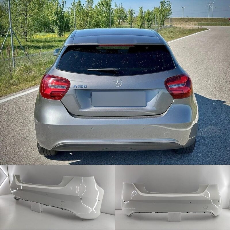 STOßSTANGE HINTEN LACKIERT IN WUNSCHFARBE NEU für Mercedes A  W176 2015-2018