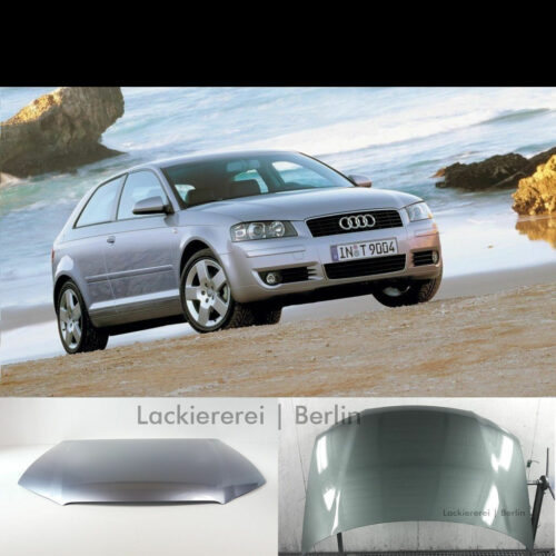 MOTORHAUBE LACKIERT IN WUNSCHFARBE NEU für Audi A3 8P Dreitürer 2003-2005
