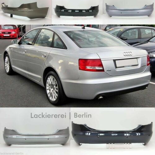 STOßSTANGE HINTEN LACKIERT IN WUNSCHFARBE NEU für Audi A6 C6 2004-2008 mit PDC