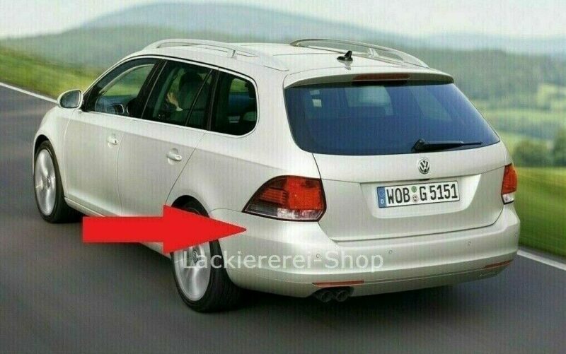 STOßSTANGE HINTEN LACKIERT IN LA7W  NEU LAGERWARE für VW Golf 5 und 6 Variant PDC – Bild 2