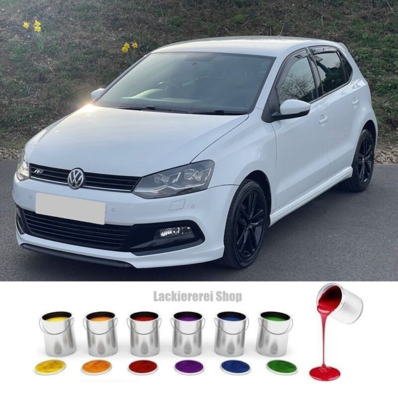 STOßSTANGE VORNE LACKIERT IN WUNSCHFARBE NEU VW Polo R-line 2014-2017 ORIGINAL