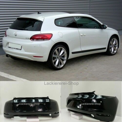 STOßSTANGE HINTEN LACKIERT IN WUNSCHFARBE NEU für VW Scirocco 2008–2014