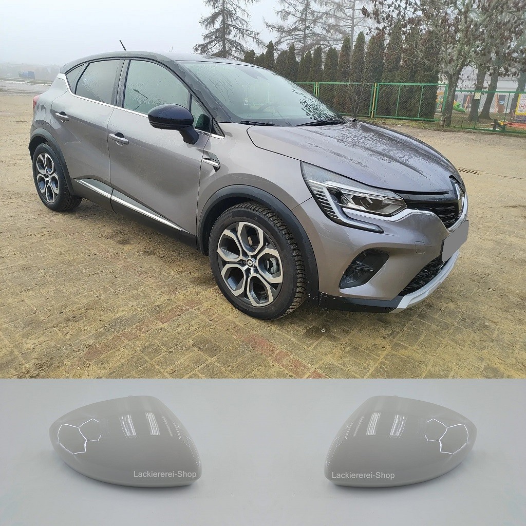 AUßENSPIEGEL KAPPE/GEHÄUSE LACKIERT IN WUNSCHFARBE NEU für Renault Captur II