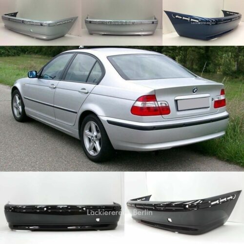 STOßSTANGE HINTEN LACKIERT IN WUNSCHFARBE NEU für BMW 3 E46 2001-2005 Limousine