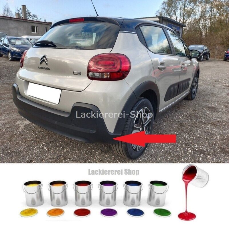 STOßSTANGE HINTEN UNTERTEIL UNLACKIERT NEU für CITROEN C3 2016-2023
