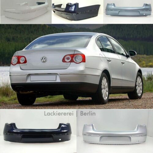 STOßSTANGE HINTEN LACKIERT IN WUNSCHFARBE NEU für VW Passat 3C Limo 2005-2010