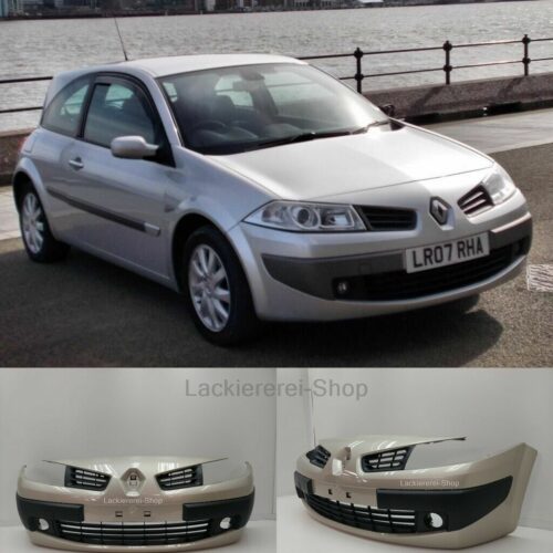 STOßSTANGE VORNE LACKIERT IN WUNSCHFARBE SET für Renault Megane 2006-2008
