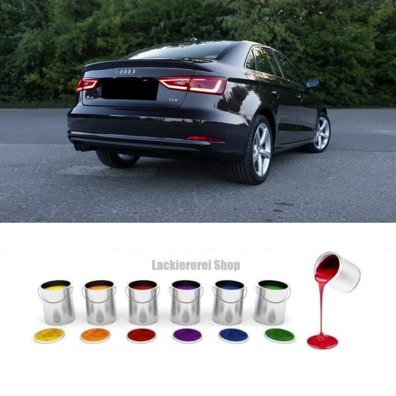 STOßSTANGE HINTEN LACKIERT IN WUNSCHFARBE NEU für Audi A3 Stufenheck 2016-2020