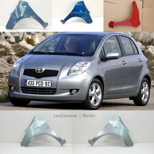 KOTFLÜGEL VORNE LACKIERT IN WUNSCHFARBE NEU für Toyota Yaris 2006-2008