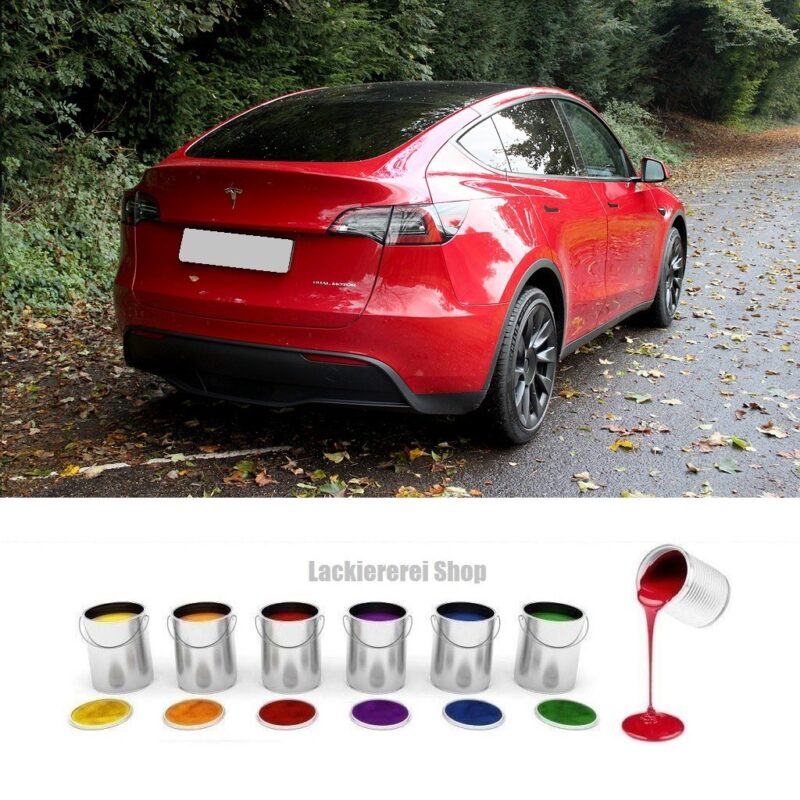 STOßSTANGE HINTEN LACKIERT IN WUNSCHFARBE NEU für TESLA Model Y 2020-2025