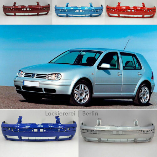 STOßSTANGE VORNE LACKIERT IN WUNSCHFARBE NEU für VW Golf 4 1997-2006