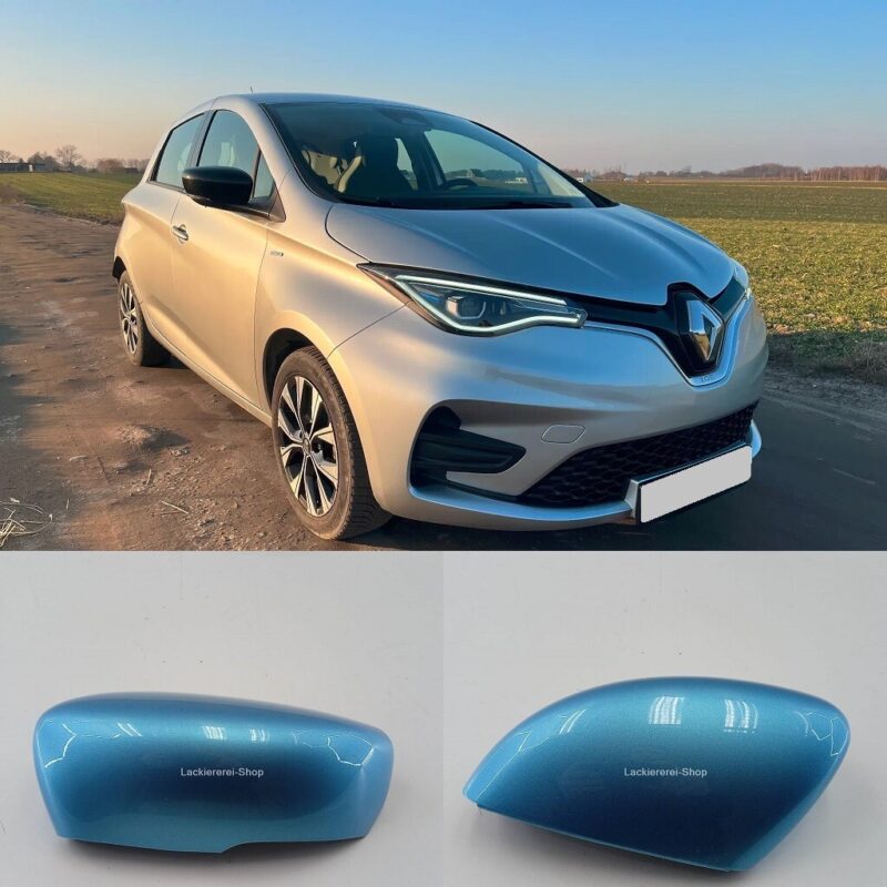 AUßENSPIEGEL KAPPE/GEHÄUSE LACKIERT IN WUNSCHFARBE NEU für Renault ZOE 2019-2024
