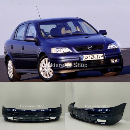 STOßSTANGE VORNE LACKIERT IN WUNSCHFARBE NEU für Opel Astra 2 G 1998-2005 mit SRA