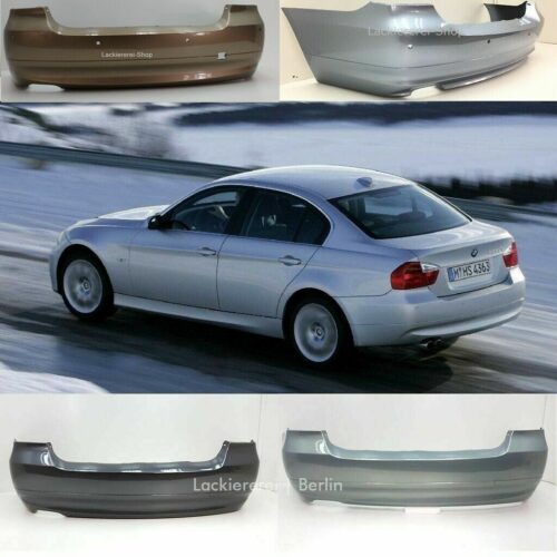 STOßSTANGE HINTEN LACKIERT IN WUNSCHFARBE NEU passend für BMW 3er E90 2005-2008
