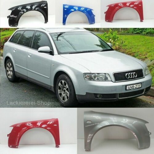 KOTFLÜGEL VORNE LACKIERT IN WUNSCHFARBE NEU für Audi A4 B6 2000-2004