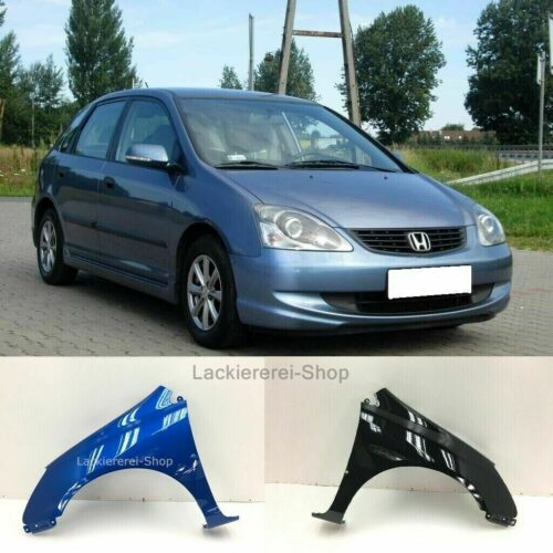 KOTFLÜGEL VORNE LACKIERT IN WUNSCHFARBE NEU für Honda Civic 2004-2005