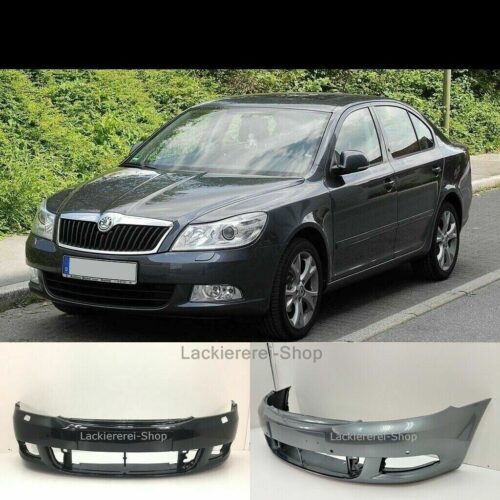 STOßSTANGE VORNE LACKIERT IN WUNSCHFARBE NEU für Skoda Octavia 2 2008-2013 versch. Varianten