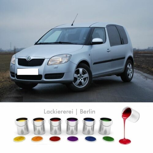 STOßSTANGE VORNE LACKIERT IN WUNSCHFARBE NEU für Skoda Roomster 2006-2010 mit SRA