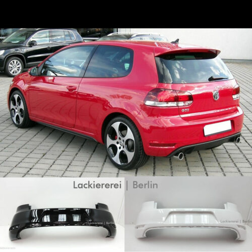 STOßSTANGE HINTEN LACKIERT IN WUNSCHFARBE NEU für VW Golf 6 GTI/GTD